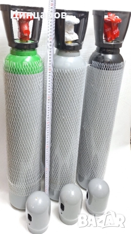 Бутилки газ заредени-1кубик Со2; Кислород; Азот; Аргон; Коргон , снимка 5 - Друго търговско оборудване - 52584022