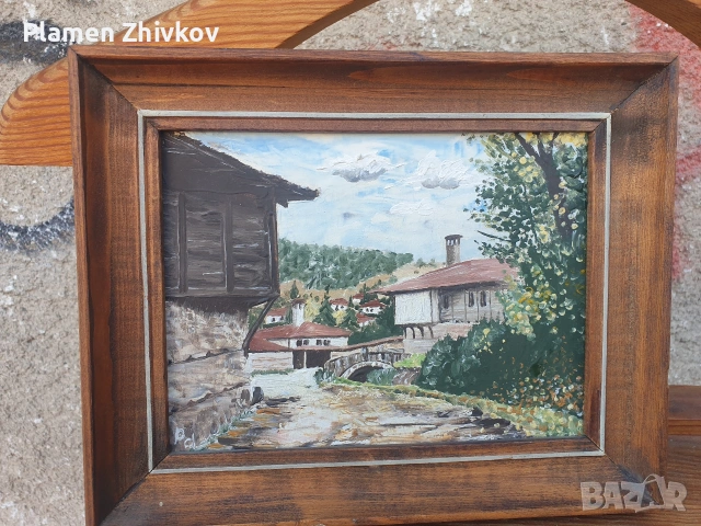 две рамкирани картини на тема Копривщица , снимка 2 - Картини - 53796937