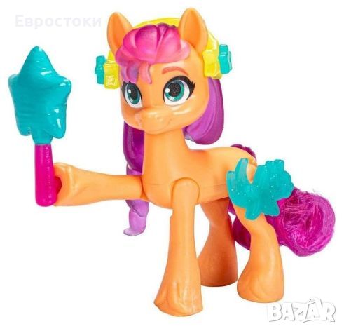 Фигурка Hasbro My Little Pony - Cutie Mark Magic, Sunny Starscout с аксесоари, комплект от 16 части, снимка 2 - Фигурки - 45913014