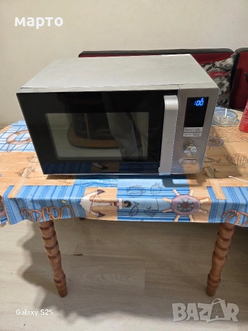 микровълнова печка с грил