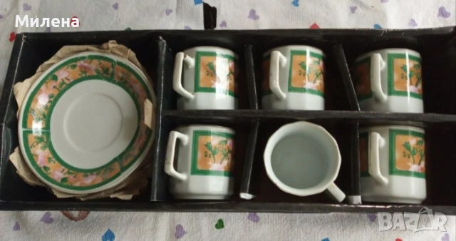 Порцеланов сервиз за кафе и купички
