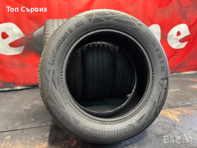 235 55 18, Летни гуми, Continental EcoContact6, 4 броя, снимка 5 - Гуми и джанти - 53618514