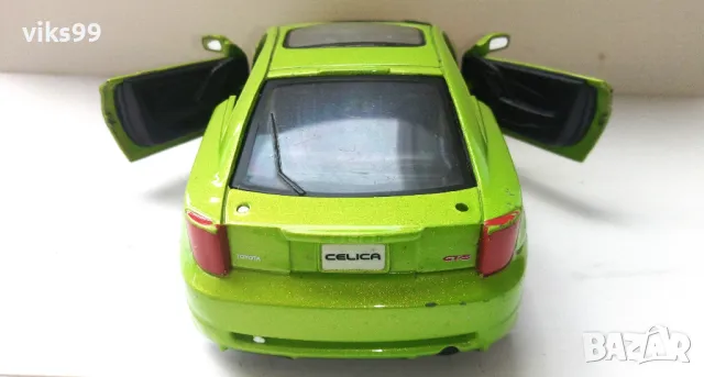 Bburago Toyota Celica GT-S 2003 Мащаб 1:24 , снимка 4 - Колекции - 49223696