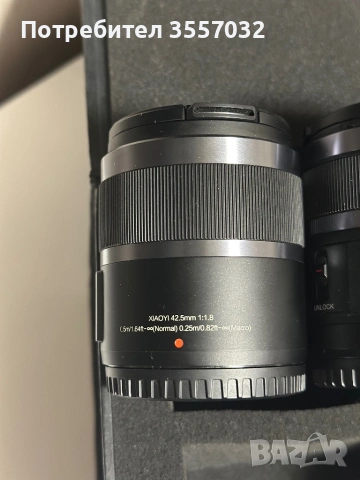 YI M1 Mirrorless (4K) + 2 обектива (12-40mm & 42.5mm) M43 на Panasonic i Olympus , снимка 8 - Фотоапарати - 53478769