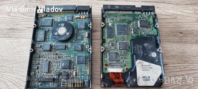 2 бр. неработещи ретро HDD, снимка 4 - Твърди дискове - 54108118
