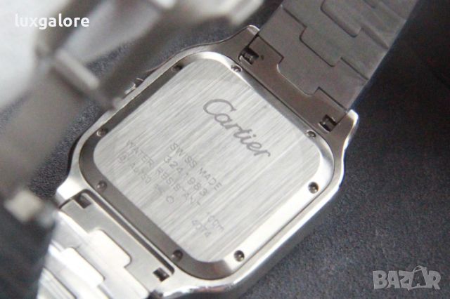 Мъжки часовник Cartier Santos de Cartier L с автоматичен механизъм, снимка 8 - Мъжки - 45521824