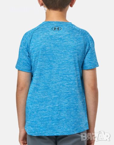 UNDER ARMOUR Tech 2.0 Boys' Tee Blue, снимка 3 - Детски тениски и потници - 46671540