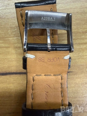 Breitling -743P крокодилска кожена 22мм каишка -оригинална, снимка 5 - Каишки за часовници - 52570778