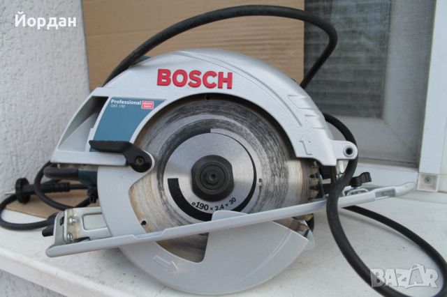 Ръчен циркуляр ''Bosch GKS 190", снимка 6 - Други инструменти - 46685037