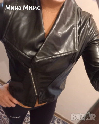 Кожено яке , снимка 4 - Якета - 47391409