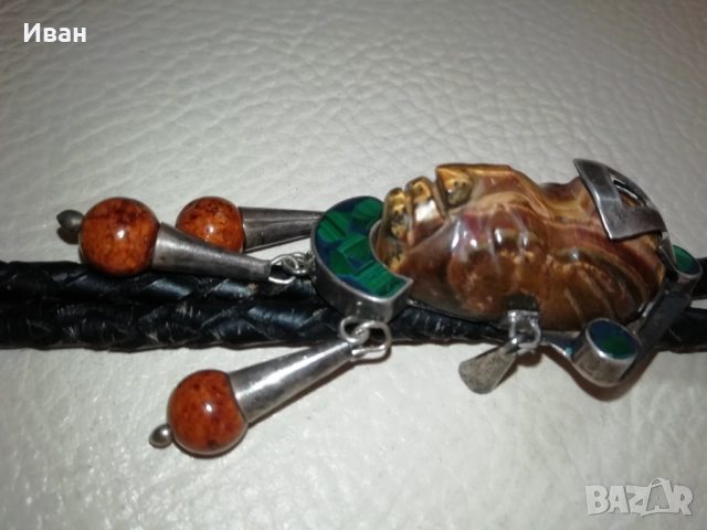 Сребърен накит, снимка 4 - Колиета, медальони, синджири - 51819741