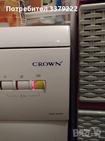 Пералня Crown Alba AL600, снимка 2 - Перални - 52860478