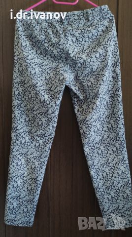 Sisley цветен летен памучен панталон , снимка 2 - Панталони - 46124018