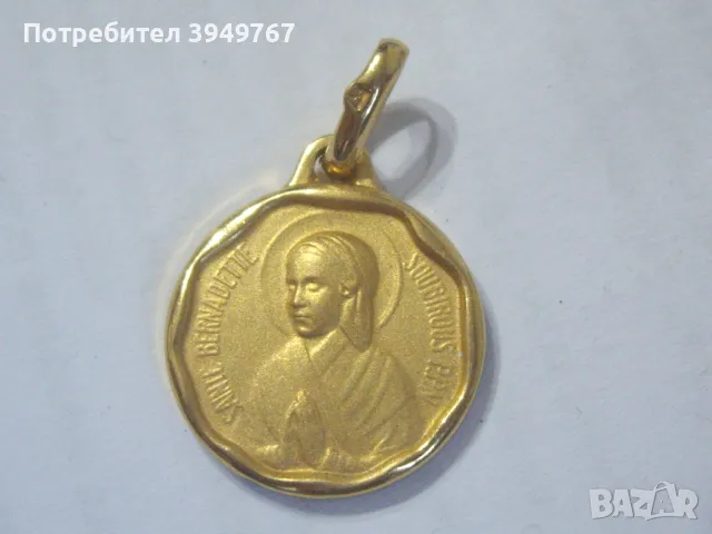 Позлатена висулка за ланче., снимка 2 - Други - 50259828