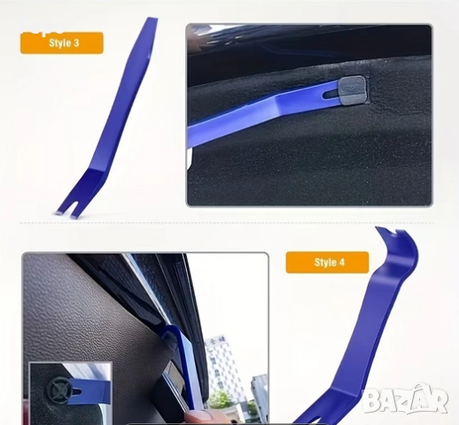 Комплект инструменти за демонтаж табло, централна конзола, кори на врати и др., снимка 6 - Други инструменти - 48461952