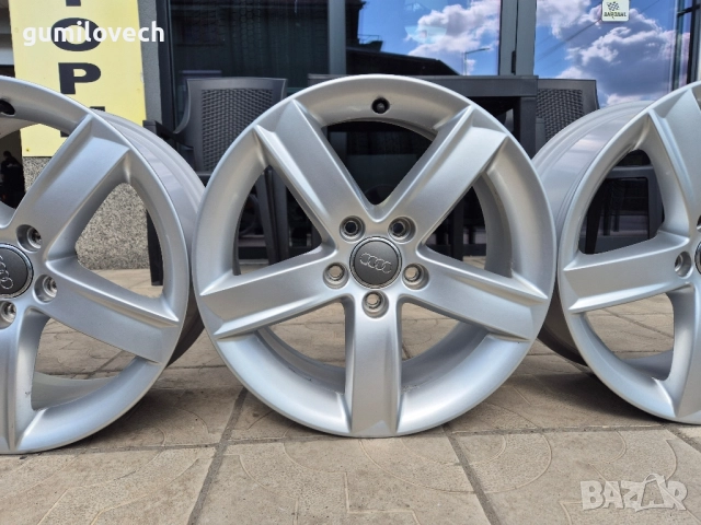 4бр.Оригинални Джанти Ауди А4/B8/Q5-17 цола , снимка 7 - Гуми и джанти - 51892811