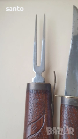 Винтиж комплект за барбекю , снимка 2 - Други ценни предмети - 53903754