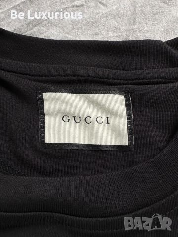 Gucci мъжка плътна тениска - XL, снимка 3 - Тениски - 45339017