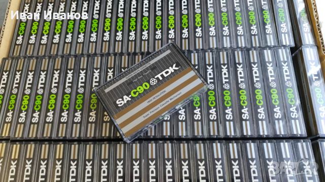 TDK SA 90 - японски аудиокасети изключително запазени, снимка 1 - Аудио касети - 45490077