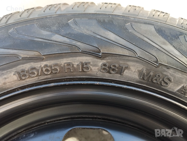 Джанта 15 цола ,5х100 с гума 185/65, снимка 4 - Гуми и джанти - 51953543