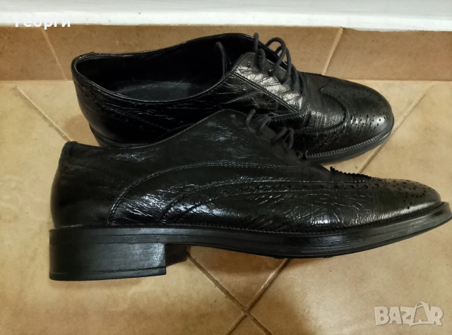 Нови дамски обувки Frau Oxford Made in Italy от естествена кожа