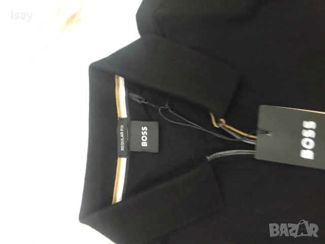 Мъжка тениска Хуго БОСС М последен размер в черен цвят , снимка 5 - Тениски - 53168967