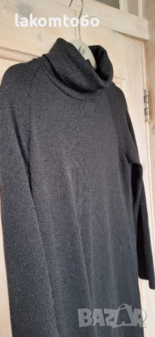 Дълга рипсена рокля Размер М. , снимка 2 - Рокли - 51039217