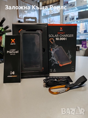Соларна външна батерия с клетки SunPower® - A-solar Xtorm AM123 Solar Charger Instinct 10000