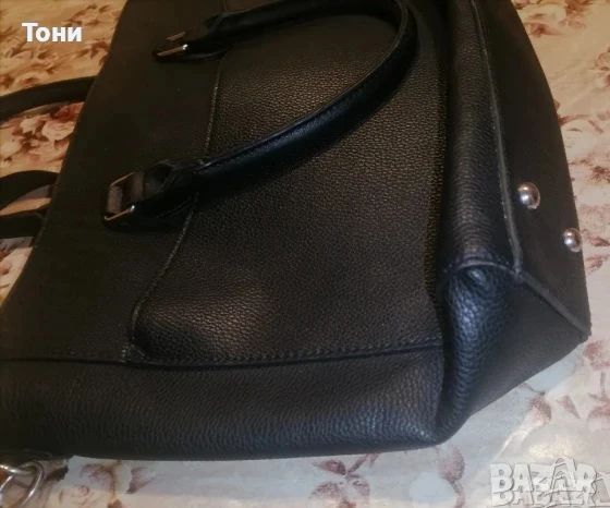 PRIMARK Оригинал Нова Дамска Голяма Чанта Изцяло от Естествена Кожа, снимка 6 - Чанти - 50775591