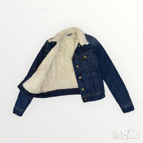 Дамско дебело дънково яке LEE, снимка 2 - Якета - 53056216