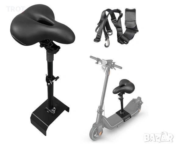 Седалка за електрически скутери Niu KQi3 / KQi3 Pro / KQi3 Max с ергономичен дизайн и мемори пяна