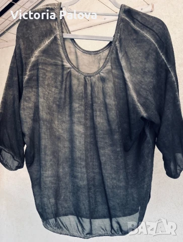 Въздушна блуза- балон  Италия, снимка 5 - Корсети, бюстиета, топове - 51200142