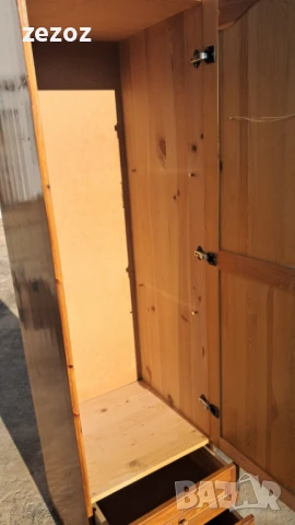 Гардероб единичен масив, снимка 5 - Гардероби - 51115245