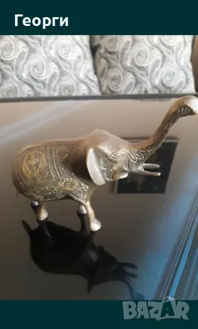 Красив бронзов слон-2