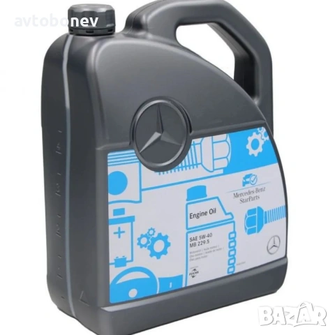 Оригинално двигателно масло MERCEDES BENZ MB 229.5 - 5W40-5L, снимка 2 - Части - 53824628