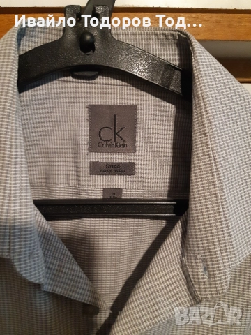 Мъжка бутикова риза CK by Calvin Klein , снимка 2 - Ризи - 51553886