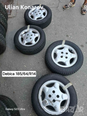 Гуми с джанти Debica 185/65/R14/джанти-болтовото разстояние 5x139.7 мм, снимка 4 - Гуми и джанти - 53835185