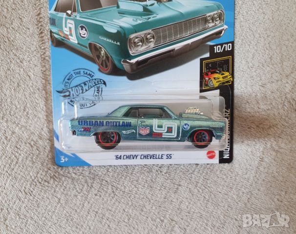 Hot Wheels STH - Chevy Chevelle SS колекционерска количка Super Treasure Hunt, снимка 3 - Колекции - 46323673