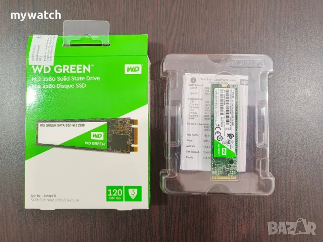 120GB SSD Western Digital Green, снимка 1 - Твърди дискове - 47605696