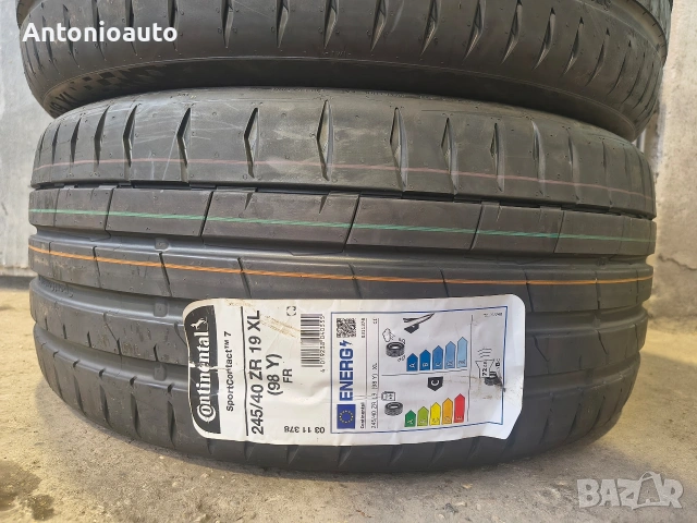 245 40 19 continental SportContakt7 , снимка 3 - Гуми и джанти - 53689282