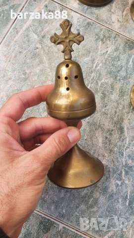 Месингово кандило Кандила 7 броя, снимка 7 - Антикварни и старинни предмети - 52205138