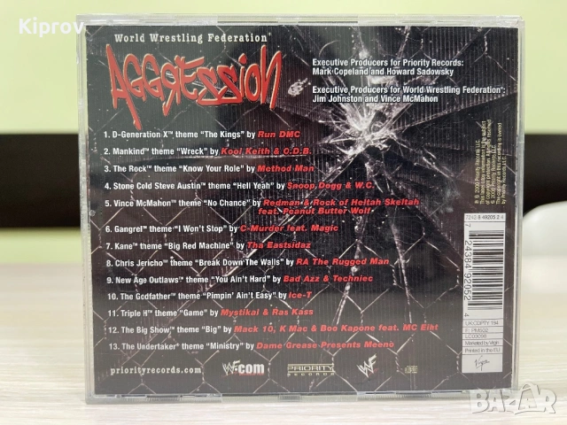 🎶 Various – WWF Aggression (оригинален CD), снимка 4 - CD дискове - 53196907