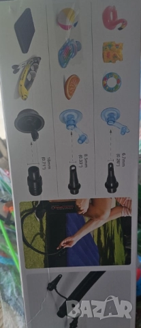 Ръчна помпа, Double Quick II 36см, INTEX, снимка 4 - Други стоки за дома - 52138031