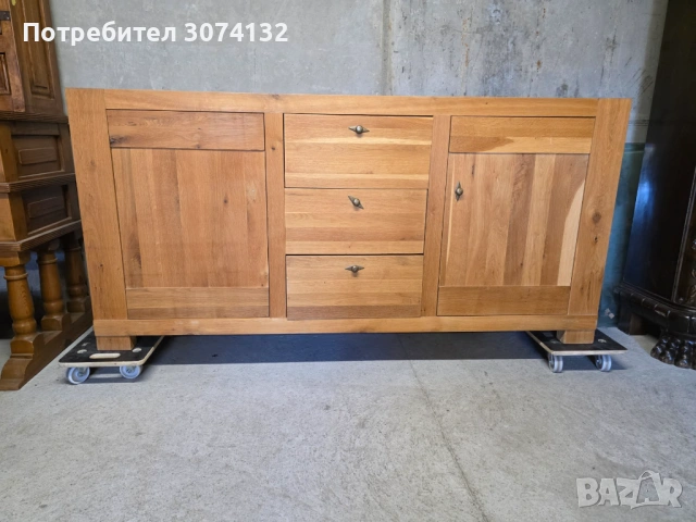 Контрабюфет в стил Рустик , изработен изцяло от дърво, снимка 5 - Бюфети - 54208241