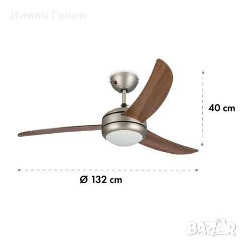 Klarstein El Paso таванен вентилатор , снимка 4 - Вентилатори - 51479292