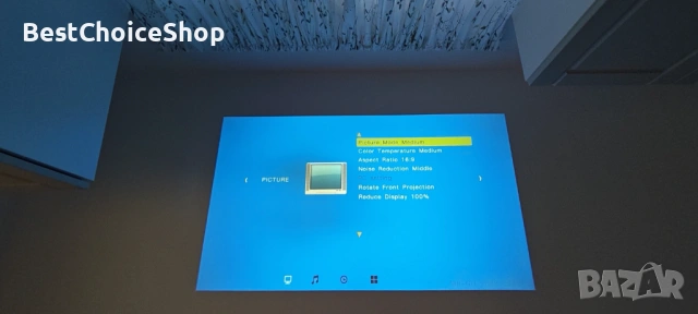 Мини мултимедиен проектор ysametp, full hd, 10000 lumens, hdmi, vga, usb, дистанционно, снимка 8 - Плейъри, домашно кино, прожектори - 54102694