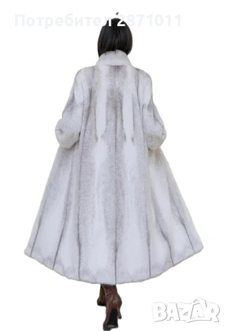 Дамско палто от луксозна изкуствена  кожа