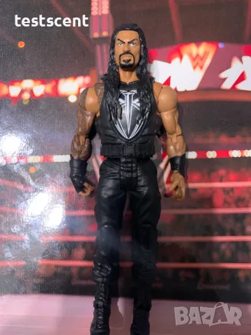 Екшън фигура WWE Roman Reigns Basic Series mattel Роман Рейнс играчка, снимка 3 - Колекции - 48384790