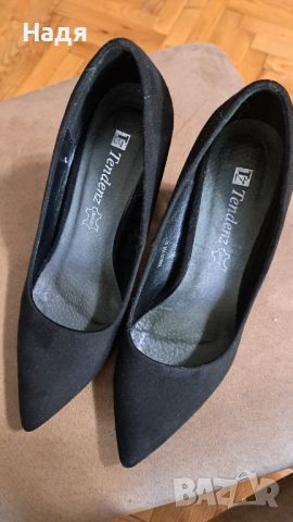 Велурени обувки tendenz, снимка 4 - Дамски елегантни обувки - 45918025