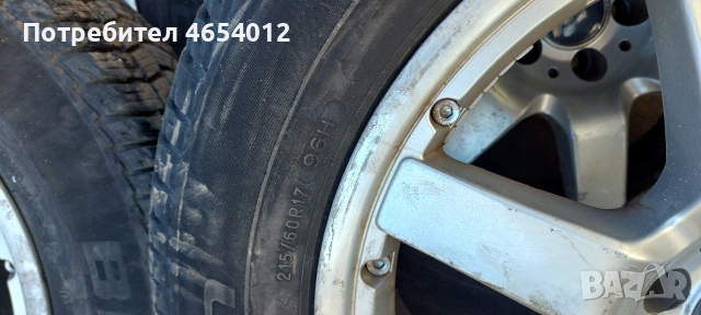 Джанти с гуми 5×100 17", снимка 6 - Гуми и джанти - 53672495